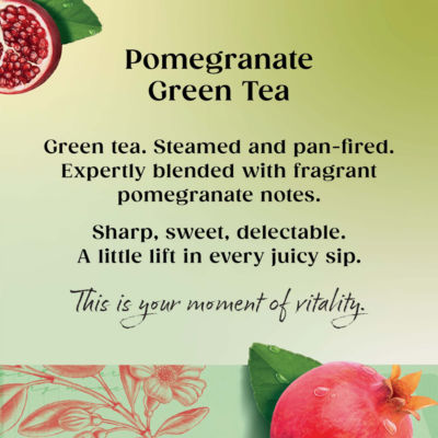 Pomegranate Green Tea 20 Tea Bags 40g thumbnail 4