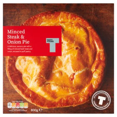 Minced Steak & Onion Pie 800g