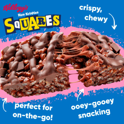 Squares Rice Krispies  Delightfully Chocolatey Snack Bars 4x36g thumbnail 3