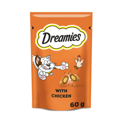 DREAMIES™ Cat Treat Biscuits with Chicken 60g thumbnail 2