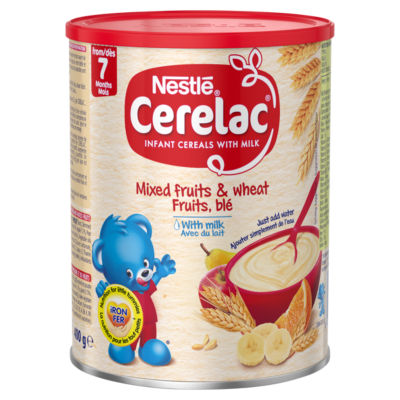 Infant Cereals with Milk Mixed Fruits & Wheat 7+ Months 400g thumbnail 2