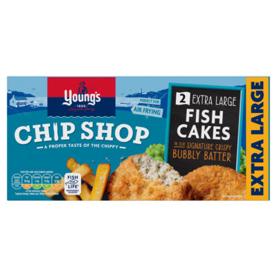 Chip Shop 2 Extra Large Fish Cakes 210g thumbnail 2
