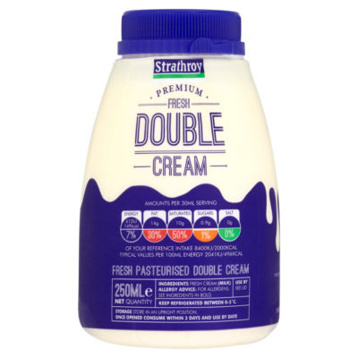 Premium Fresh Double Cream 250ml thumbnail 2