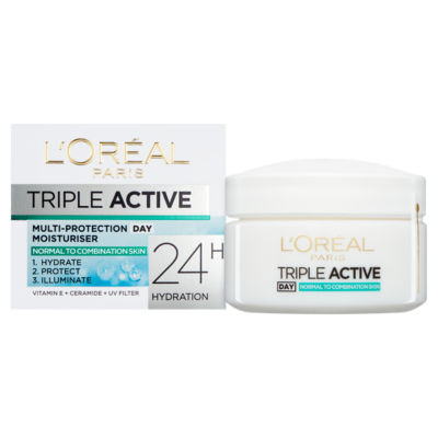 Triple Active Day 24H Hydrating Moisturiser, for Normal to Combination Skin, 50ml thumbnail 3