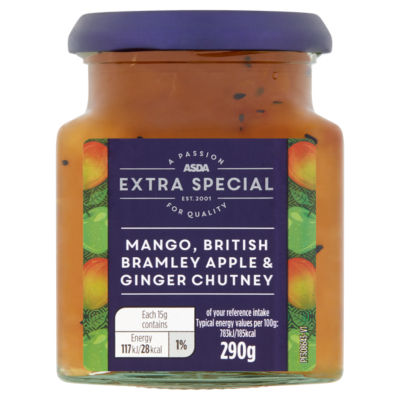 EMango, British Bramley Apple & Ginger Chutney 290g thumbnail 2
