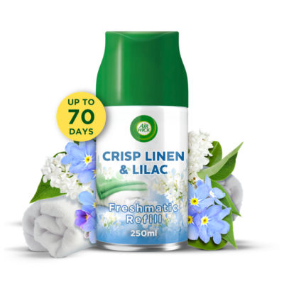 Freshmatic Refill, Crisp Linen & Lilac Air Freshener, 250ml thumbnail 2