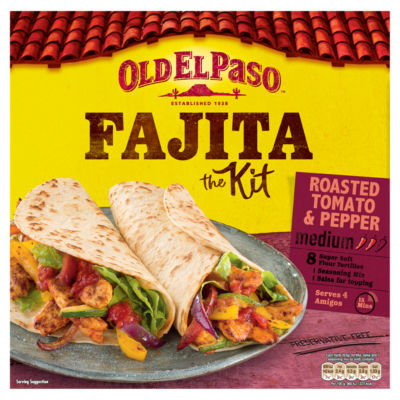 Old El Paso Mexican Roasted Tomato & Pepper Fajita Kit