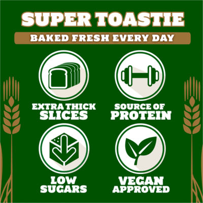 Thick Toastie Soft & Sliced White Loaf 800g thumbnail 3