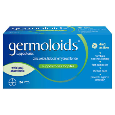 Triple Action Haemorrhoids (Piles) Suppositories 24 thumbnail 2