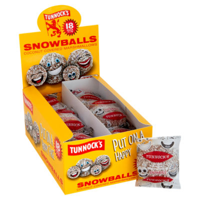 Snowballs Coconut Covered Marshmallows 18 x 30g thumbnail 3