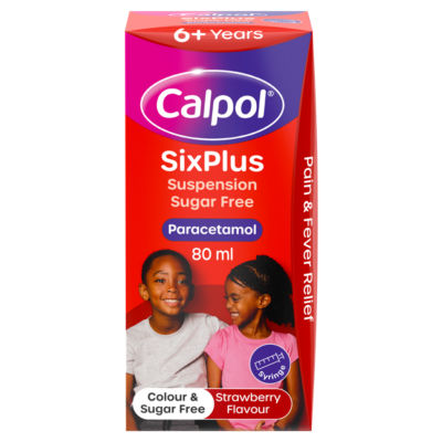 SixPlus Sugar-Free Suspension Paracetamol 6+ Years 80ml thumbnail 2