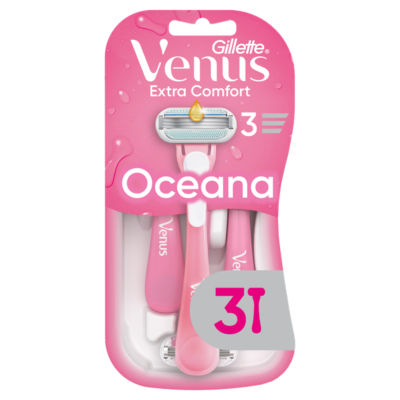 Gillette  Extra Comfort Oceana Razors, Pack Of 3 thumbnail 2