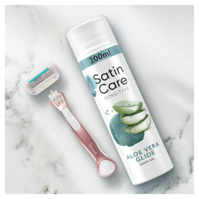 Satin Care Shave Gel, Aloe Vera, 200ml thumbnail 4