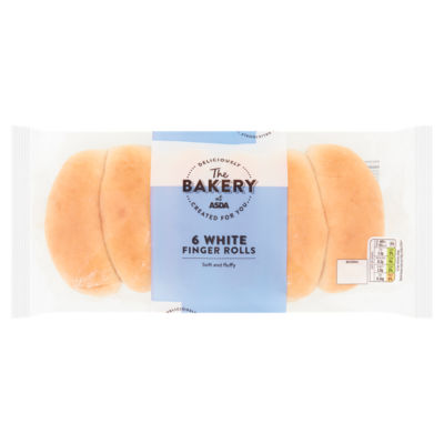 The Bakery 6 White Finger Rolls thumbnail 2