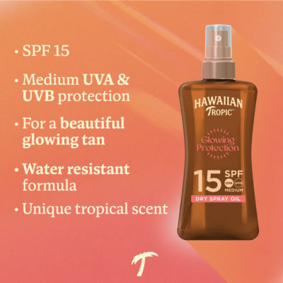 Glowing Protection Sunscreen Dry Oil SPF 15 200ml thumbnail 3