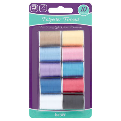 Light Polyester Thread 10 Bobbins thumbnail 3