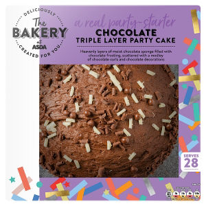 Chocolate Triple Layer Party Cake thumbnail 2