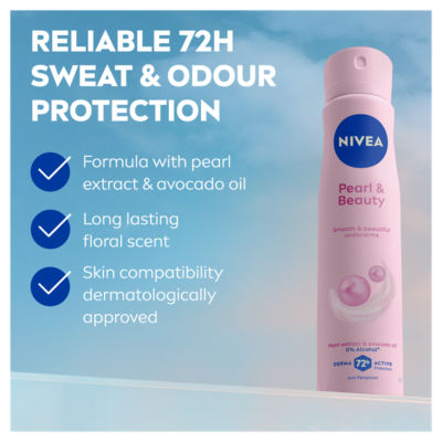 72h Pearl & Beauty Anti-perspirant Spray 250ml thumbnail 4