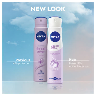 NIVEA 72h Double Effect Anti-perspirant Spray 250ml 250ML thumbnail 4