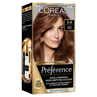 Preference 5.0 Light Brown, Rich Luminous Fade-Defying Permanent Colour thumbnail 2