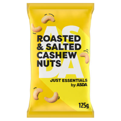 Just Essentials Roasted & Salted Cashew Nuts 125g thumbnail 2