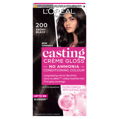 Casting 200 Ebony Black: No Ammonia, glossy, 3x glossier, 4x silkier, healthier hair colour. thumbnail 2