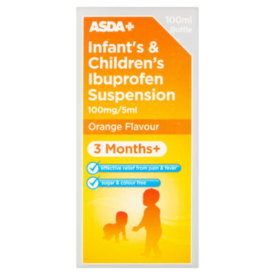 Ibuprofen Suspension Liquid Orange Flavour