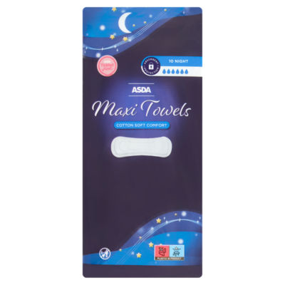 10 Night Maxi Towels thumbnail 2