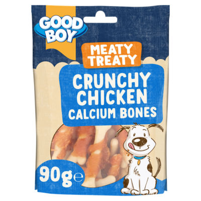 Good Boy Meaty Treaty Crunchy Chicken & Calcium Bones Dog Treats
