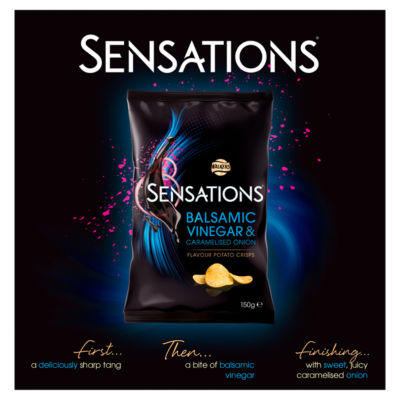 Balsamic Vinegar & Caramelised Onion Sharing Crisps 150g thumbnail 3