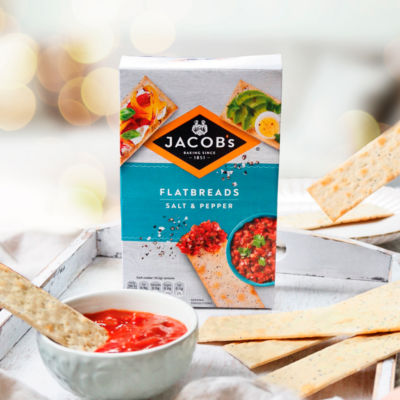 Flatbread Salt & Pepper Crackers 150g thumbnail 3