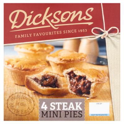 4 Steak Mini Pies 376g thumbnail 2