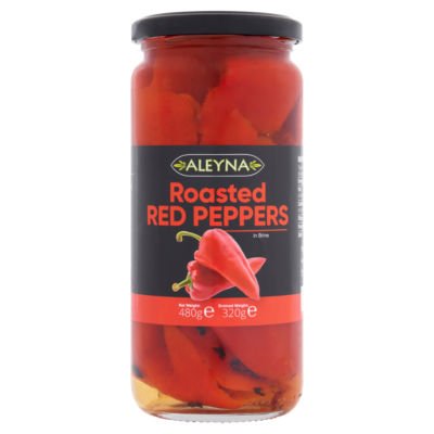 Roasted Red Peppers in Brine 480g