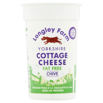Yorkshire Fat Free Chive Cottage Cheese 250g