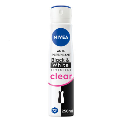 Black & White Invisible Clear 72h Anti-perspirant Deodorant 250ml thumbnail 2