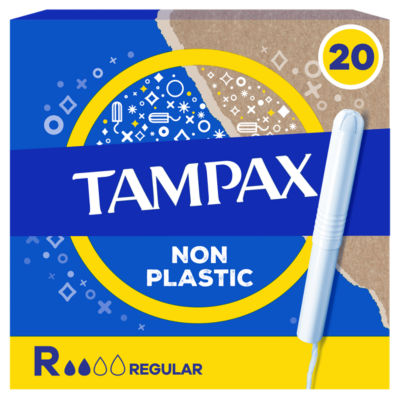 Regular Tampons With Cardboard Applicator x 20 thumbnail 2