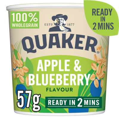 Oat So Simple Apple & Blueberry Porridge Pot 57g thumbnail 2