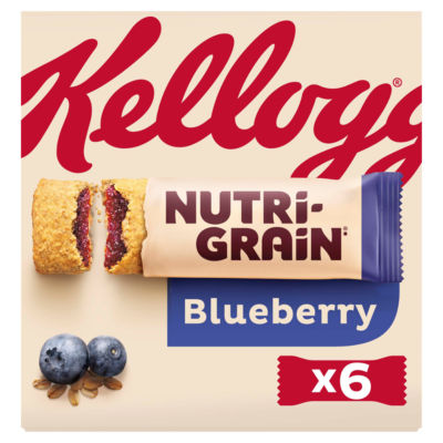 Nutri-Grain Blueberry Snack Bars 6x37g