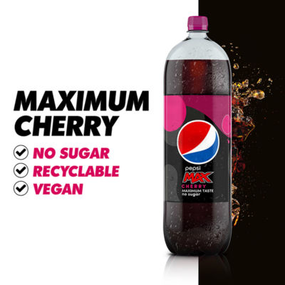 Max Cherry No Sugar Cola Bottle 2L thumbnail 4