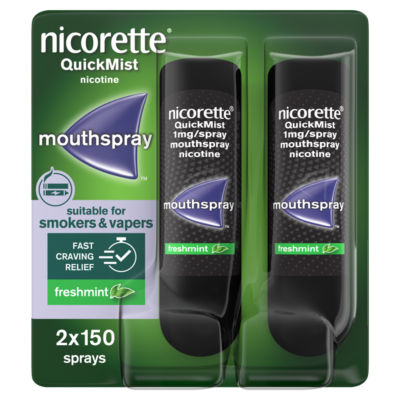 QuickMist Mouthspray Freshmint 2 units Quit Vaping Aid thumbnail 2