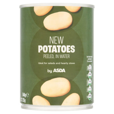 New Potatoes Peeled in Water 540g