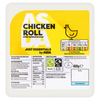 JUST ESSENTIALS by ASDA Chicken Roll