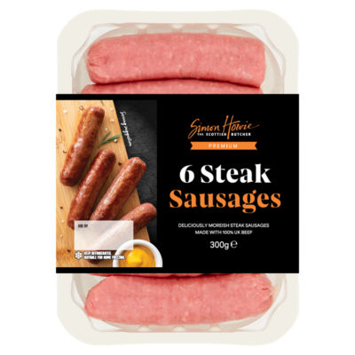 The Scottish Butcher Premium 6 Steak Sausages 300g thumbnail 2