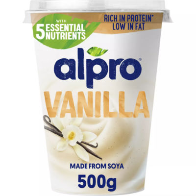Alpro Vanilla Dairy Free Soya Yoghurt Alternative