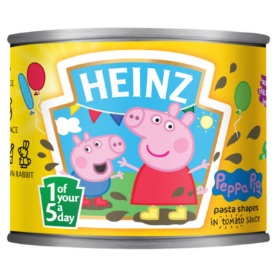 Peppa Pig Pasta Shapes in Tomato Sauce 205g thumbnail 2