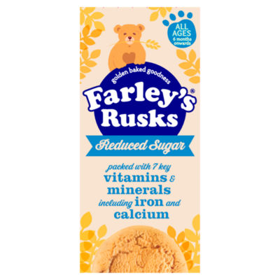 Heinz Farley's Reduced Sugar Rusks 6 months+ 9 pack