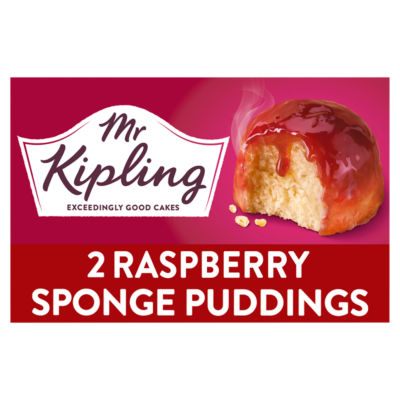 Raspberry Sponge Pudding Cake Dessert Pots 2x95g thumbnail 4