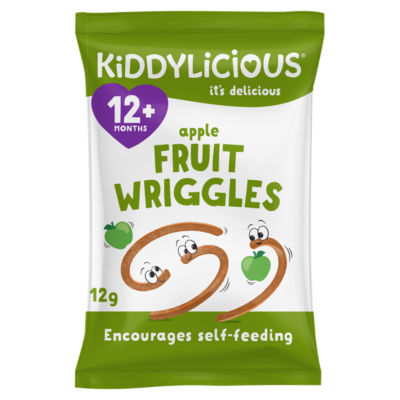 Kiddylicious Apple Wriggles Baby Snacks