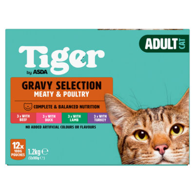 Tiger Gravy Selection Meaty & Poultry 12 x 100g (1.2kg) thumbnail 2