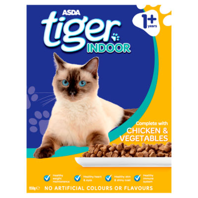 Tiger Indoor Complete with Chicken & Vegetables 1+ Years 950g thumbnail 2